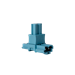 Compacte verdeler voor insteekbare gebouwinstallatie Splitters Adels Splitter, 2-polig, 1 in 2 uit, pastelblauw DALI 23056
